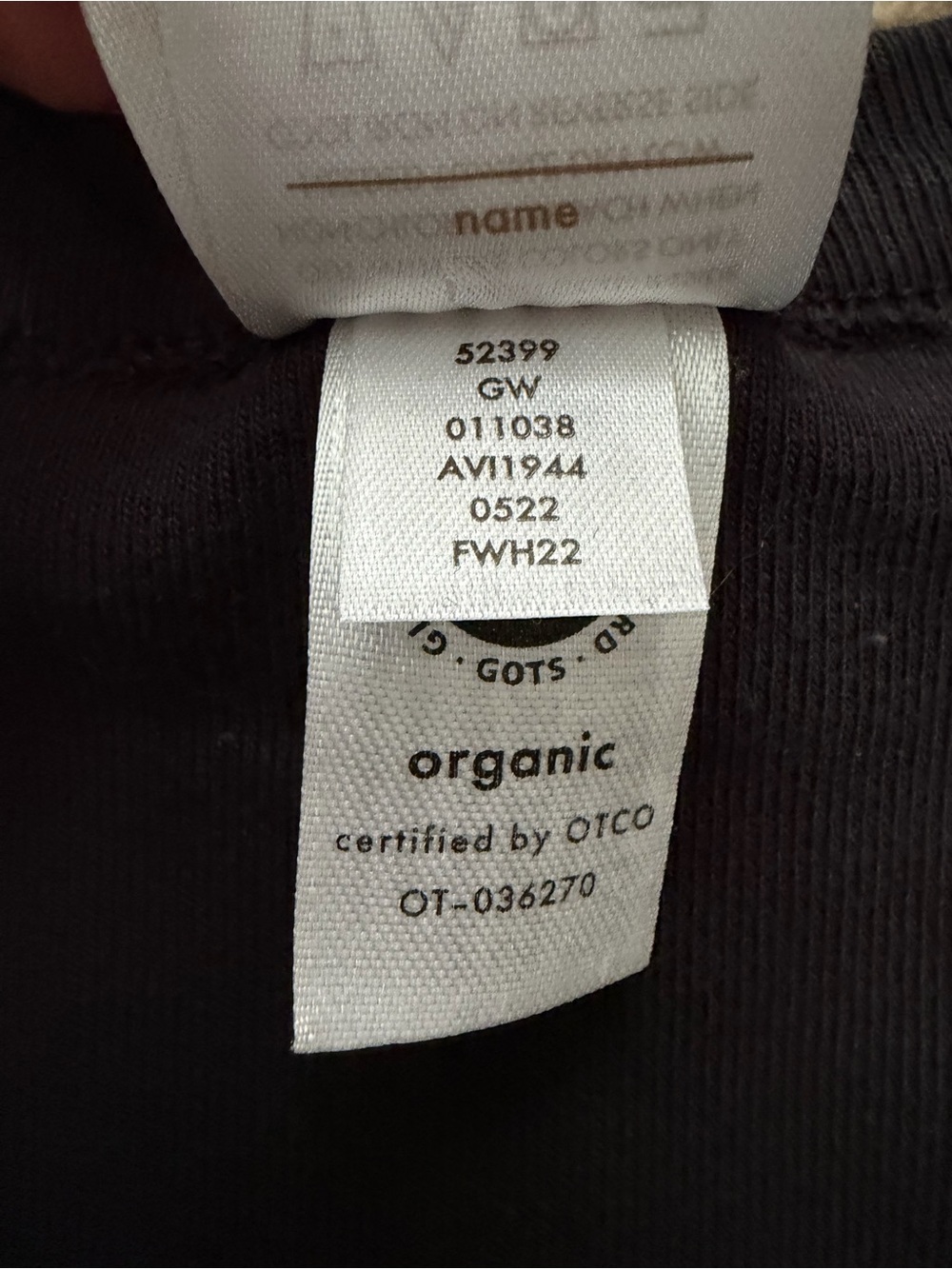 Hannah Andersson Women’s Crewneck Longsleeve Top Size Large Black - Picture 6 of 6